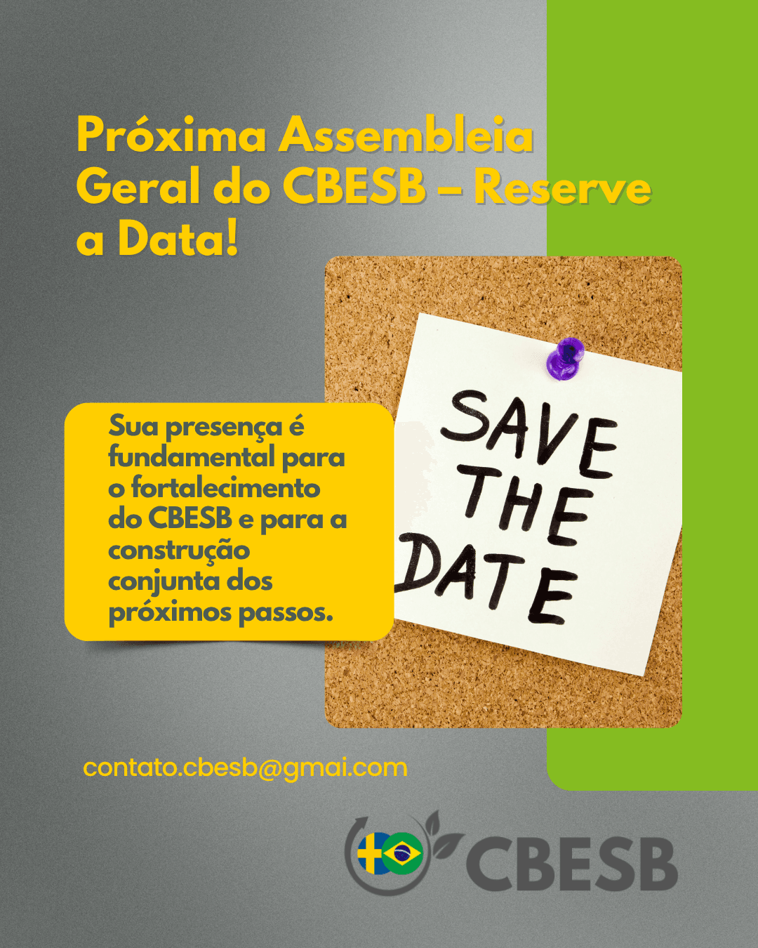 Primeira Assembleia Geral de 2026 já tem data marcada!